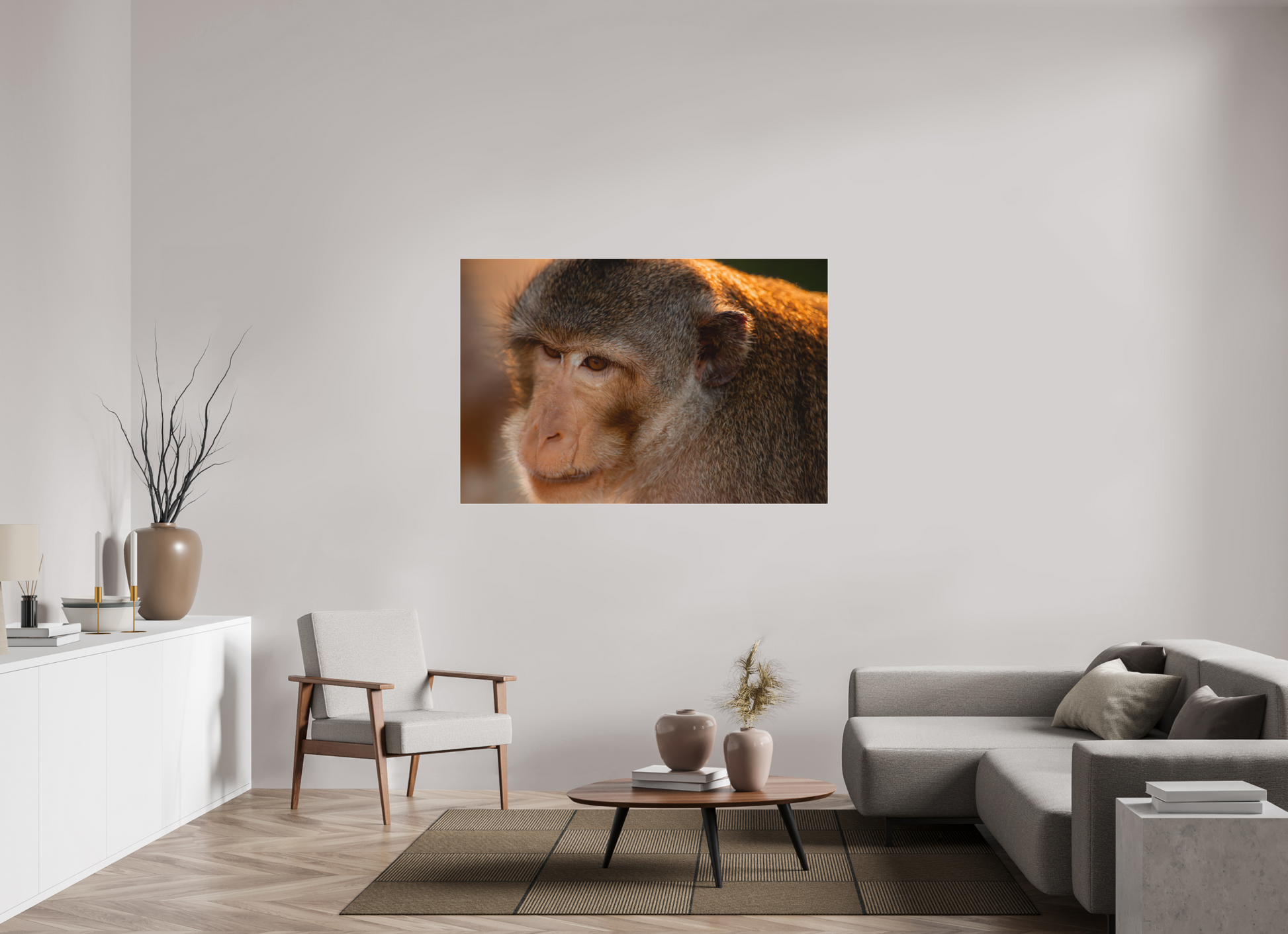 150 x 100 cm, Tirage photo sous Plexi mat l