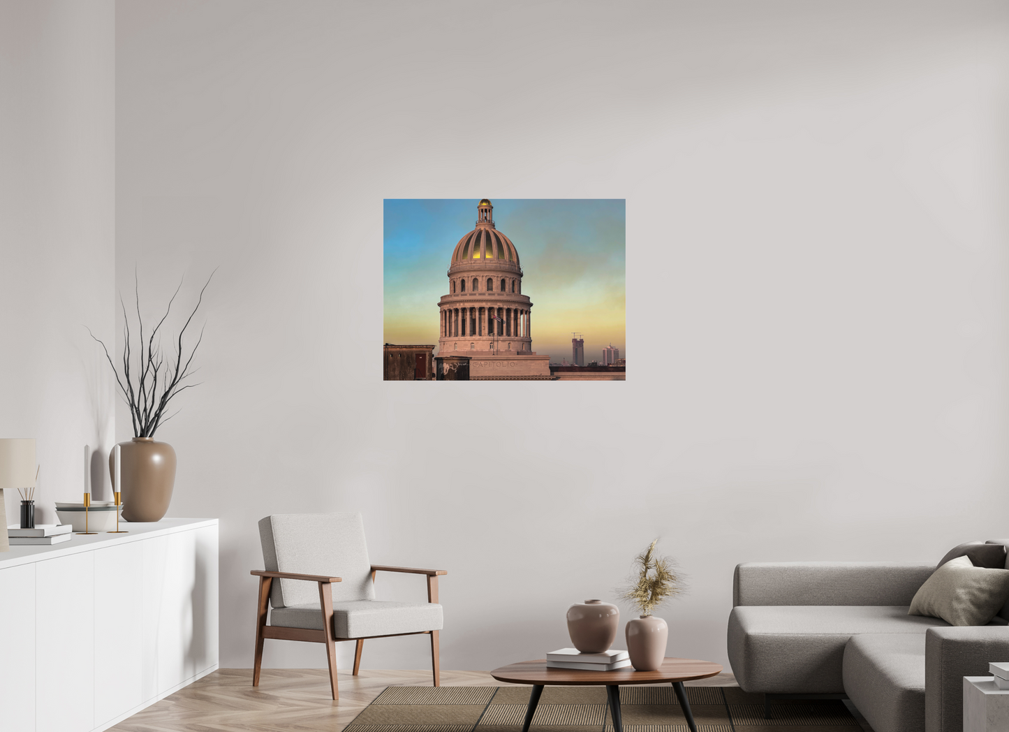 100 x 75 cm, Tirage photo sous Plexi mat cb