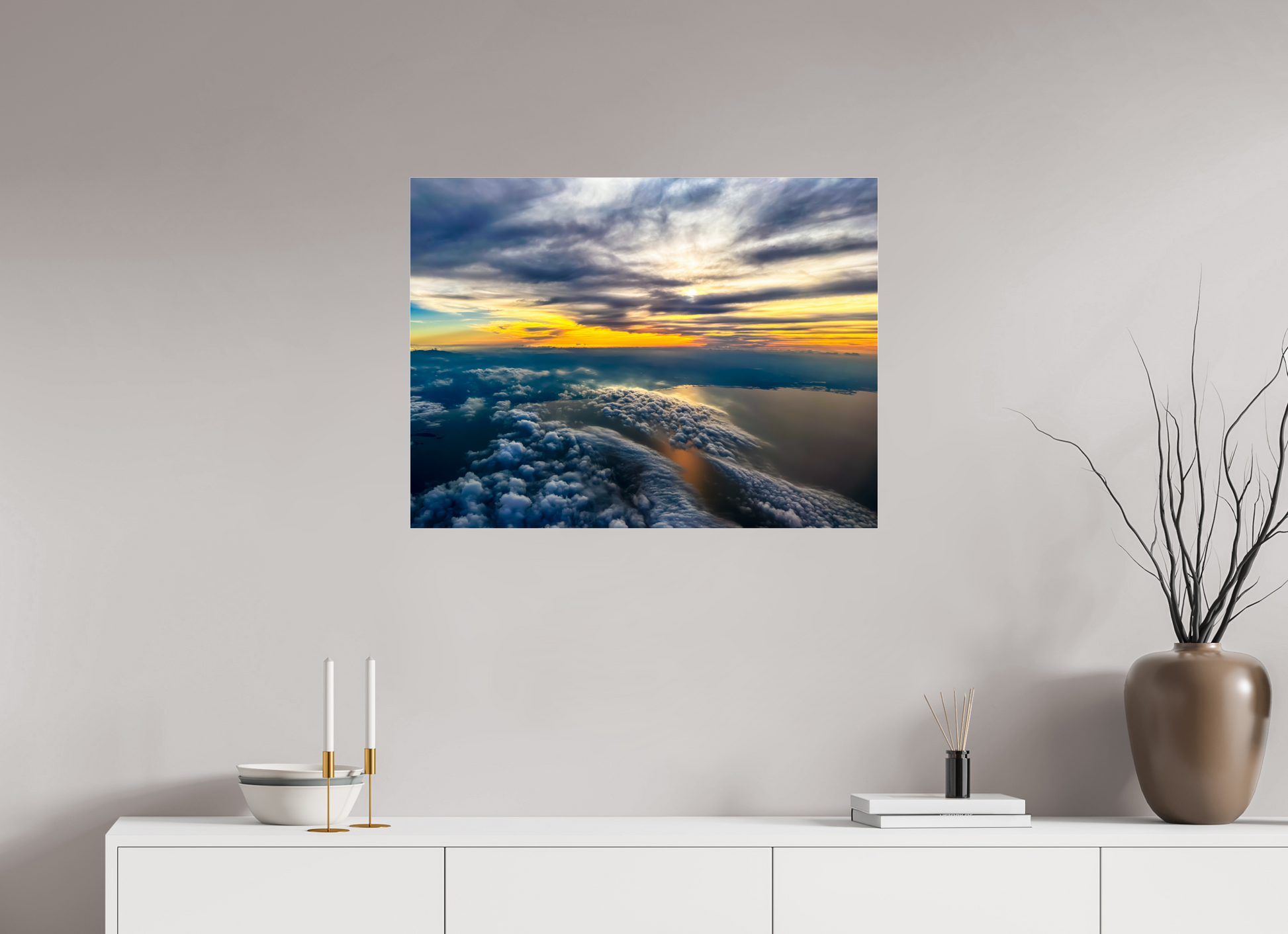 80 x 60 cm, Tirage photo ultraHD sous Plexi camb f