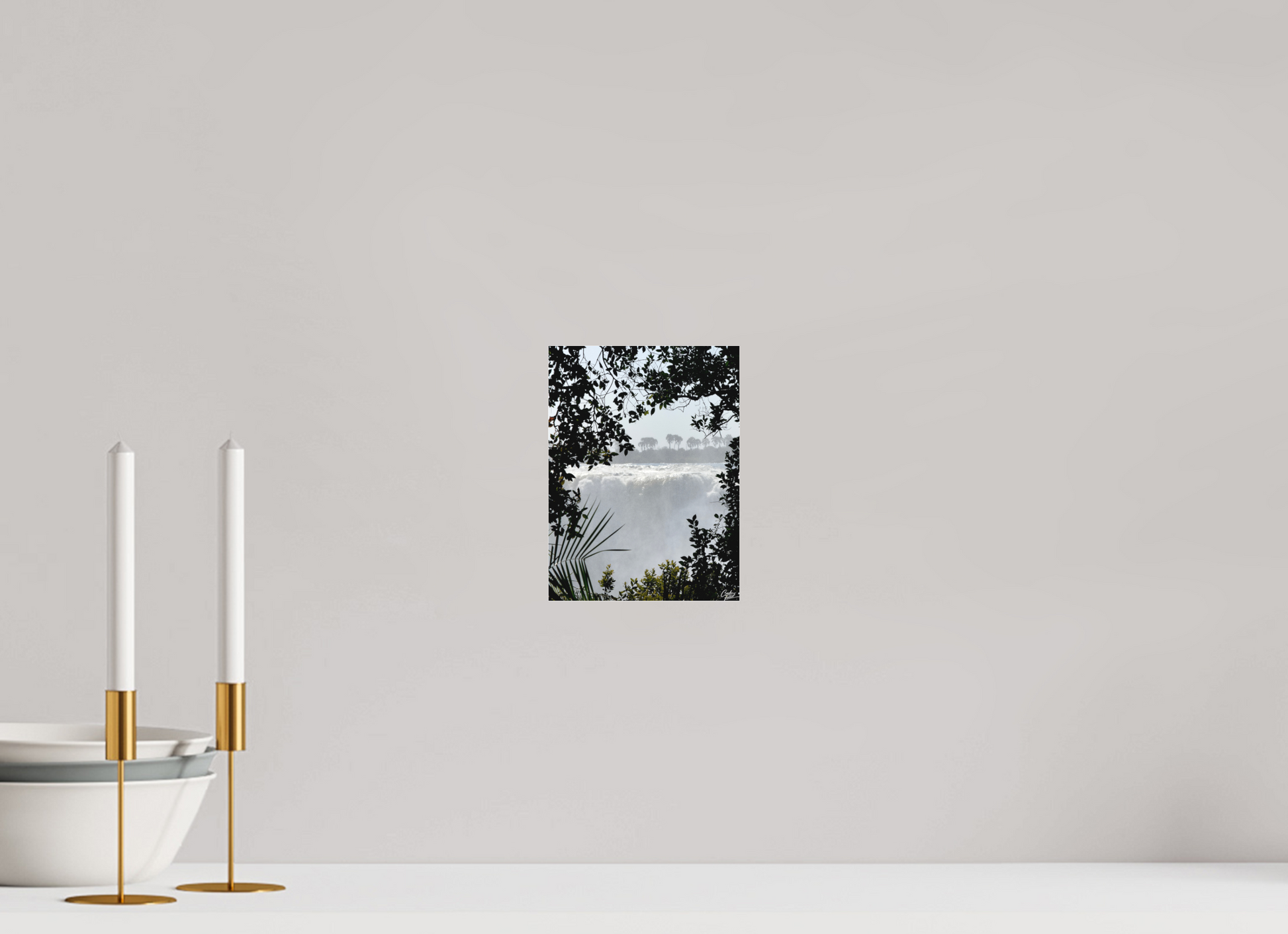 15 x 20 cm, Tirage photo sous Plexi mat The Roar Beyond the Leaves (Caroline Fourest)