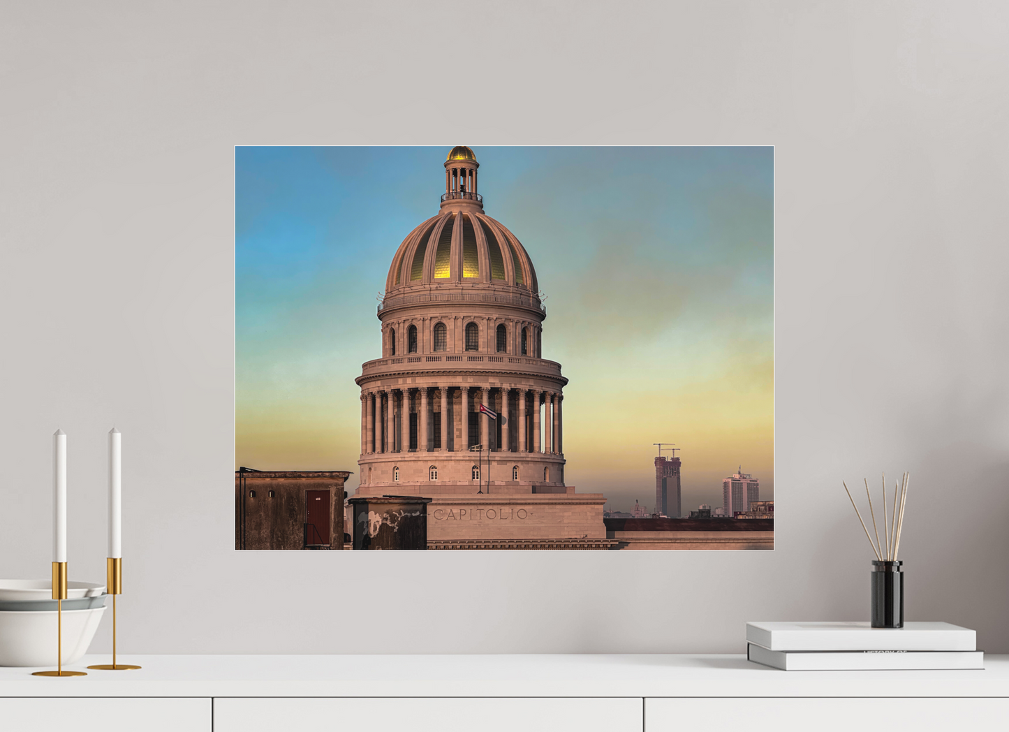 60 x 45 cm, Tirage photo sous Plexi mat cb