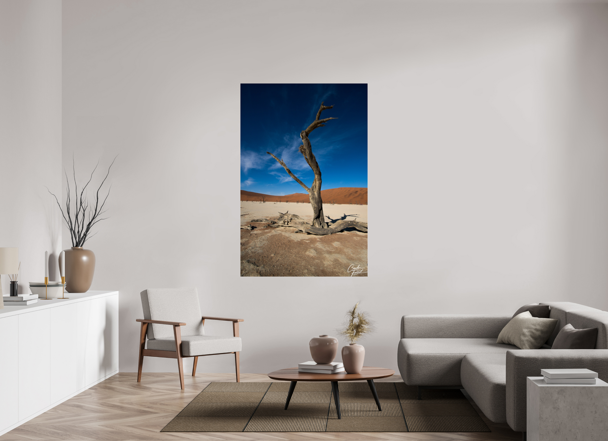 110 x 167 cm, Photo Print Under Acrylic Glass Victoria Falls Zimbabwe (2025) Photography : © Caroline Fourest / REIA (Caroline Fourest)