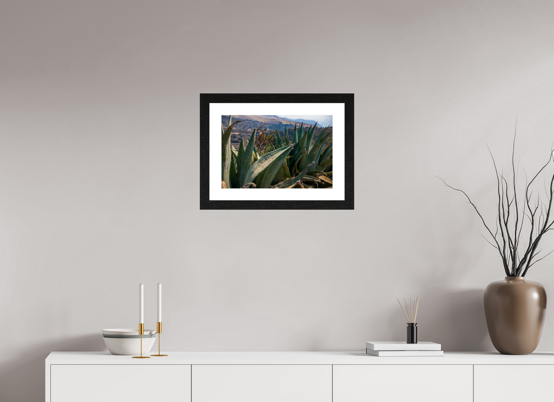 45 x 30 cm, Cadre noir fiam perou