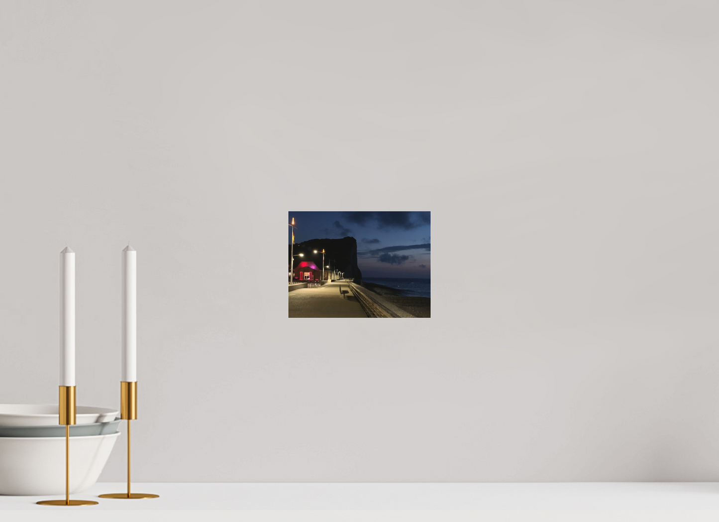 20 x 15 cm, Tirage photo sous Plexi mat Face à la mer #1 (Marie Sicard) kkk