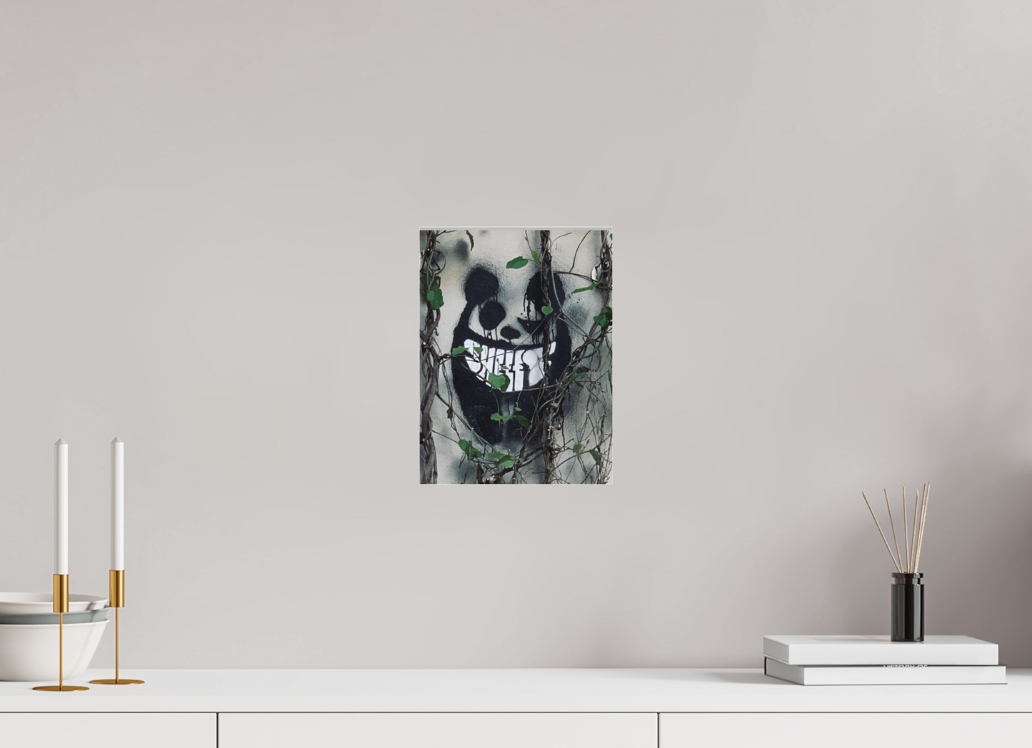 21 x 28 cm, Tirage photo sous Plexi mat Le Chat du Cheschire (Marie Sicard)