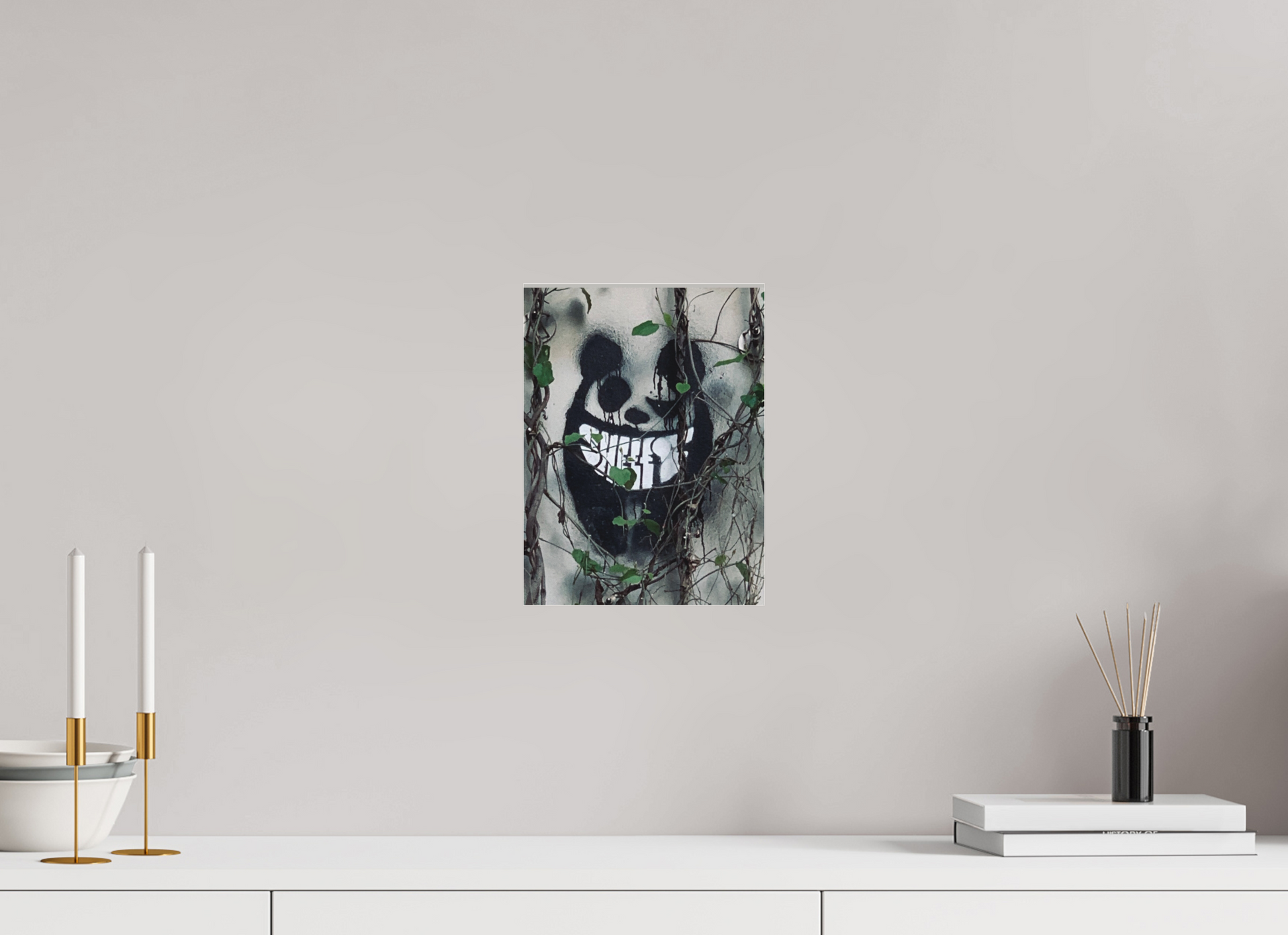 21 x 28 cm, Tirage photo sous Plexi mat Le Chat du Cheschire (Marie Sicard)