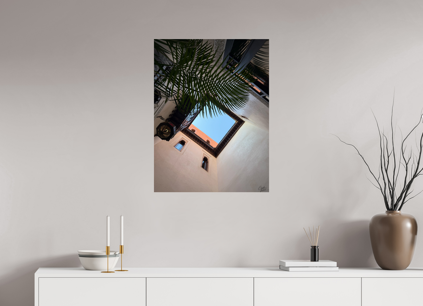 60 x 80 cm, Photo Print Under Acrylic Glass Sky’s Secret Passage