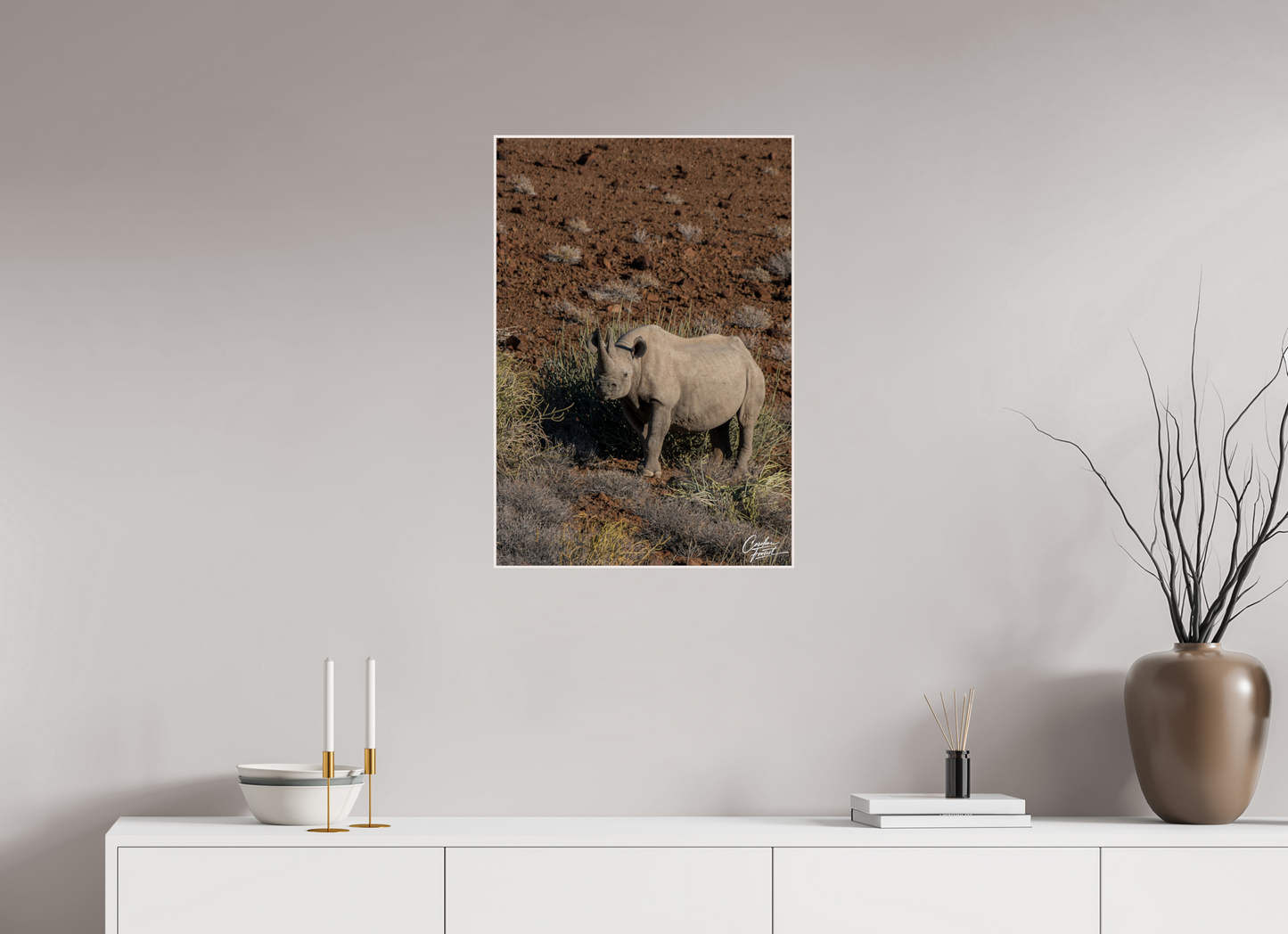 Black rhino guardian (Caroline Fourest)