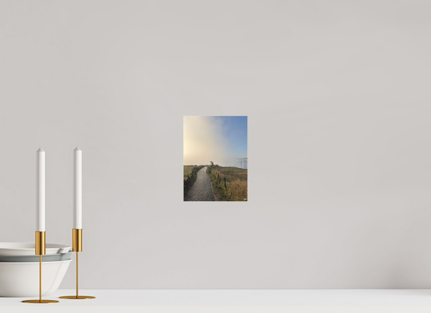 15 x 20 cm, Tirage photo sous Plexi mat Victoria Falls. Zimbabwe. Photography : © Caroline Fourest / REIA (Caroline Fourest)