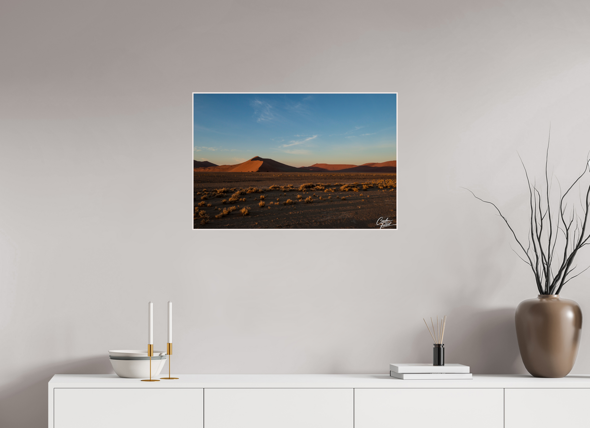 75 x 50 cm, Tirage photo métallisée ultraHD sous Plexi cadre Artbox (Caroline Fourest)