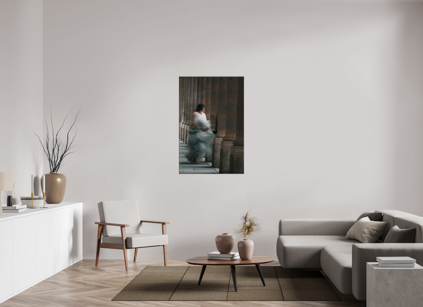 80 x 120 cm, Artbox aluminium argent qS