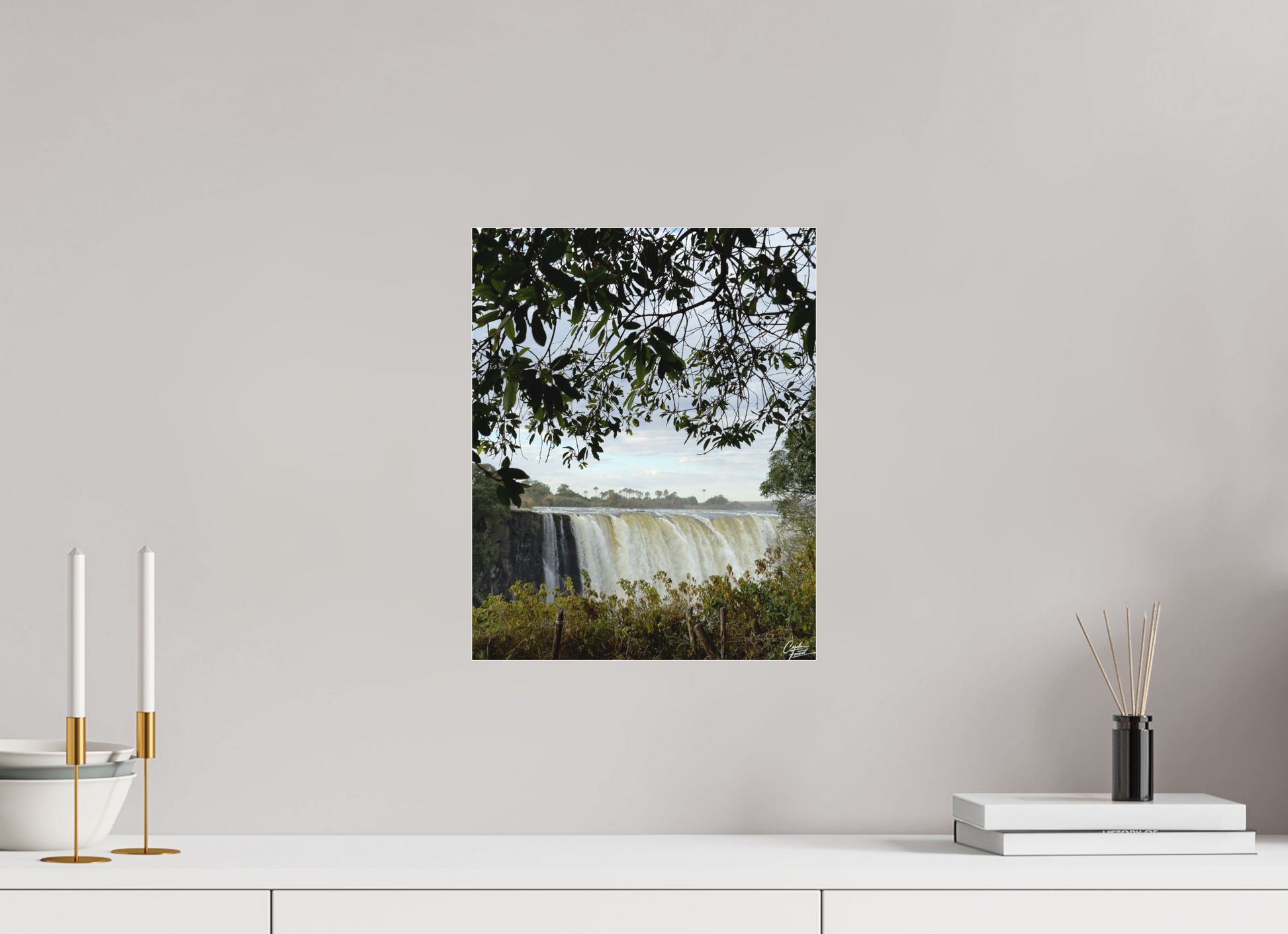 30 x 37,7 cm, Tirage photo sous Plexi mat Endless Flow (Caroline Fourest)