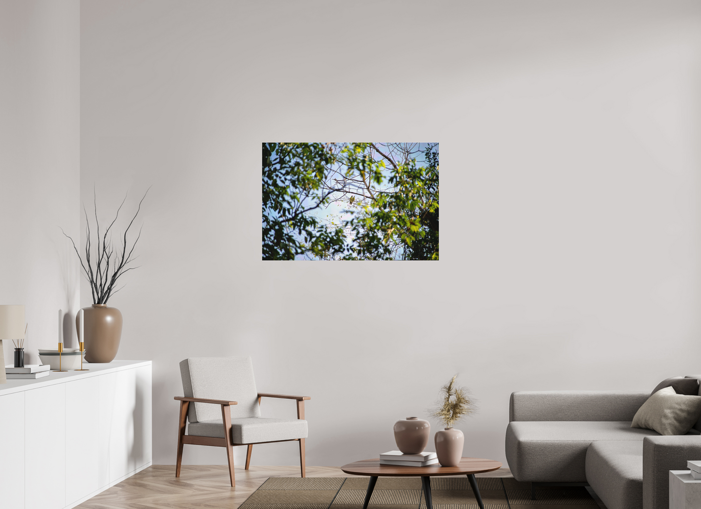 105 x 70 cm, Tirage photo sous Plexi mat camp