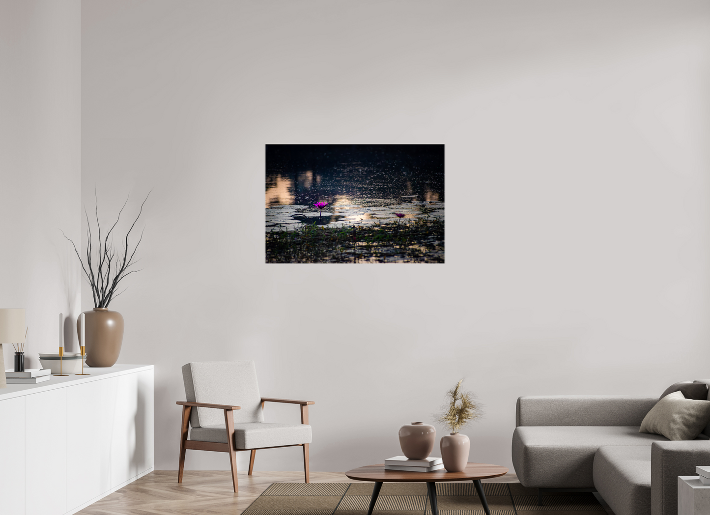 105 x 70 cm, Tirage photo ultraHD sous Plexi qs