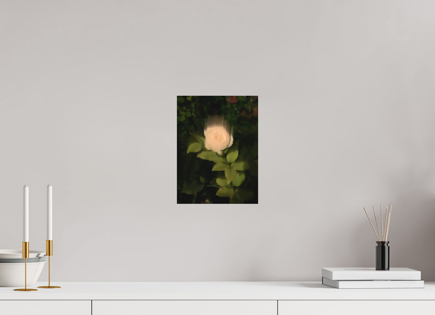 21 x 28 cm, Tirage photo sous Plexi mat Le Roman de la Rose #3 (Marie Sicard)