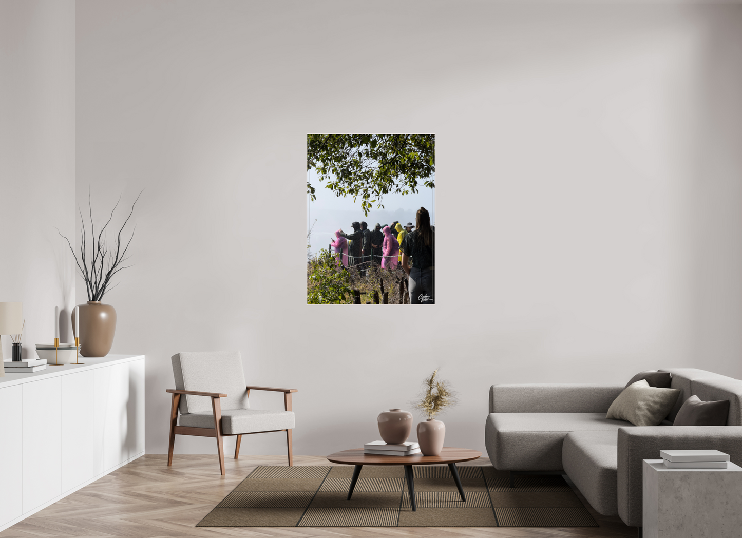 90 x 120 cm, Tirage photo métallisée ultraHD sous Plexi cadre Artbox Witnessing Majesty