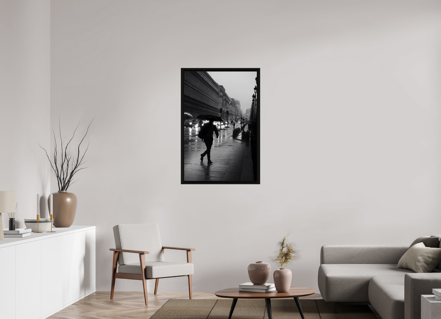 70 x 105 cm, Stockholm 30 mm noir retr