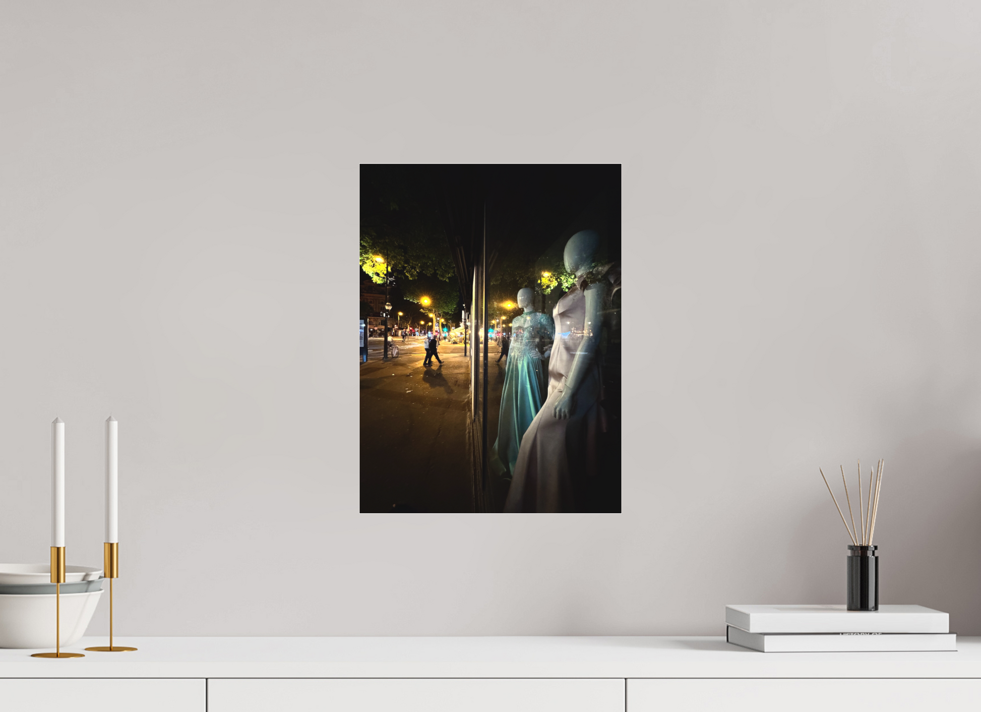 30 x 40 cm, Tirage photo sous Plexi mat Les dames de la nuit (Marie Sicard)