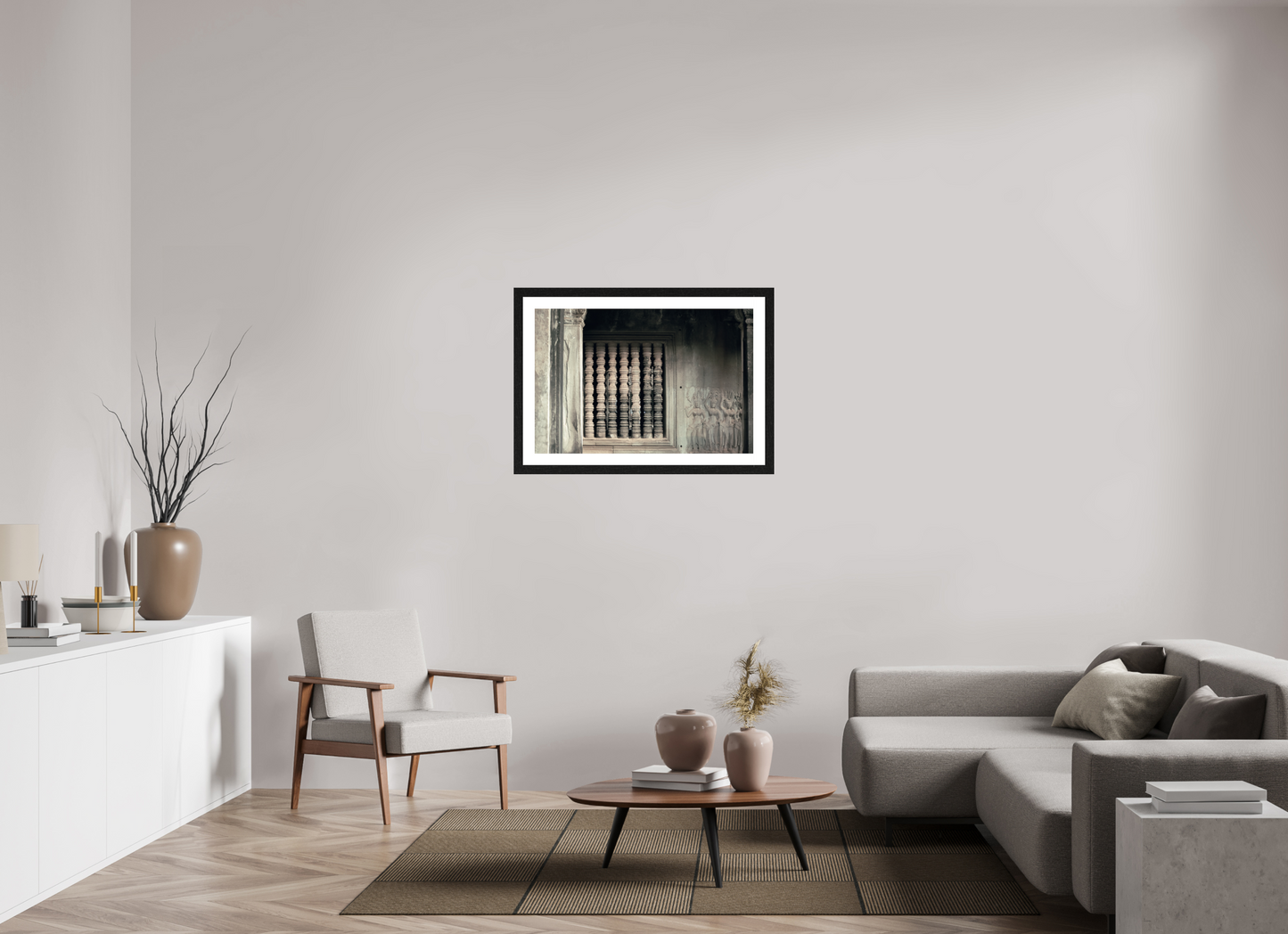 90 x 60 cm, Cadre noir FIAMMETTA VENNER camp