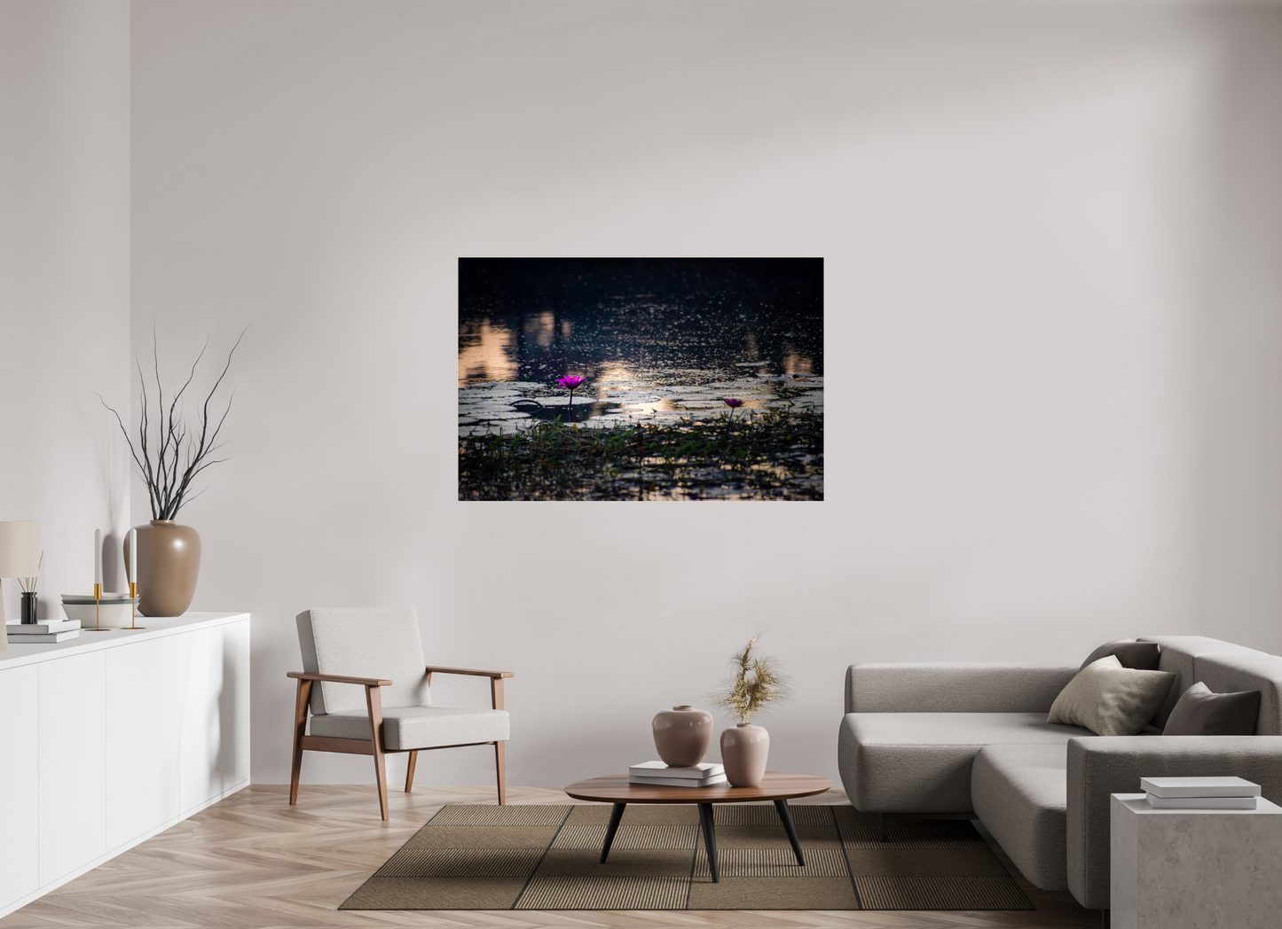 150 x 100 cm, Tirage photo ultraHD sous Plexi qs
