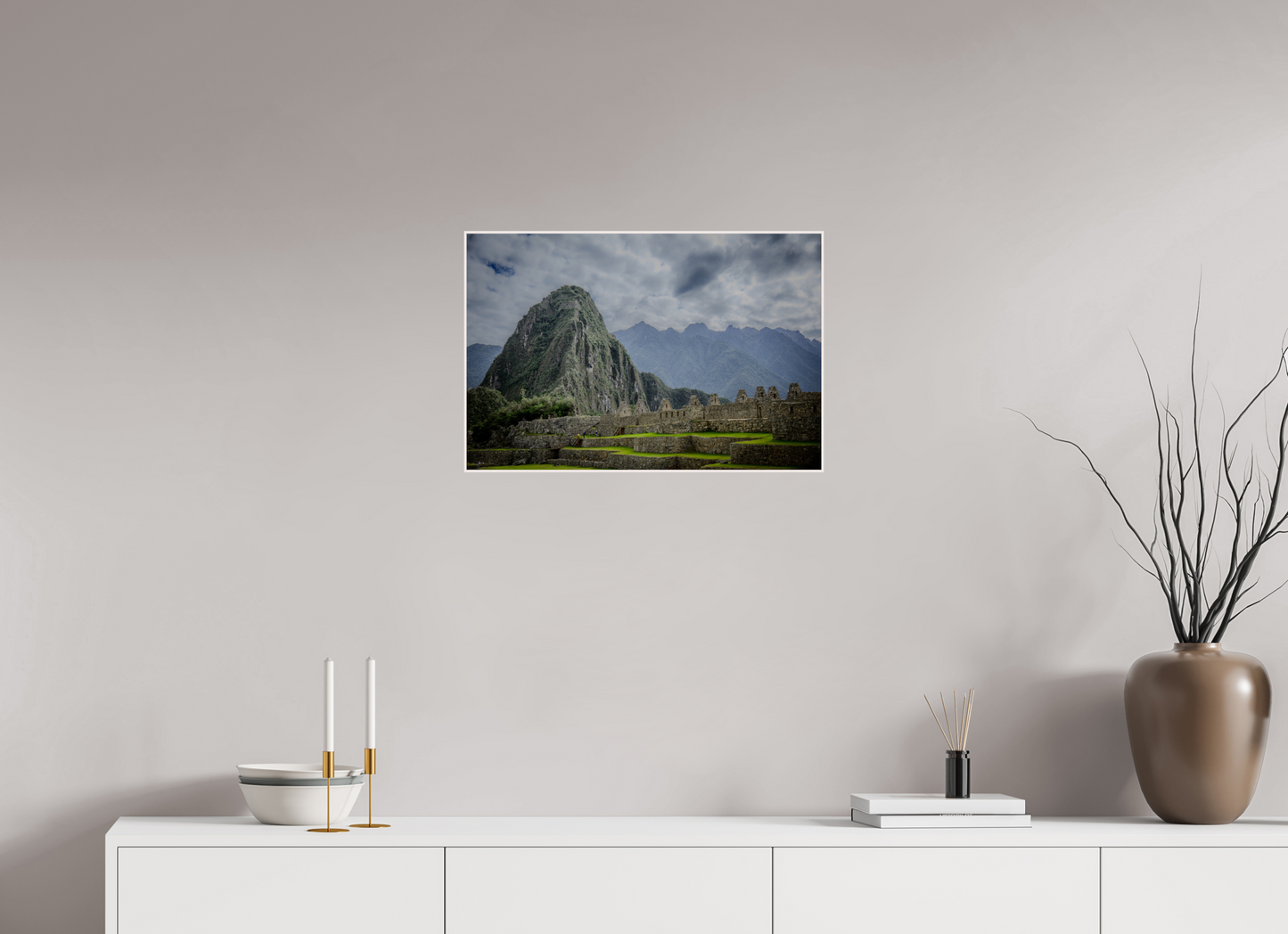 60 x 40 cm, Tirage photo métallisée ultraHD sous Plexi cadre Artbox Fiammetta Perou