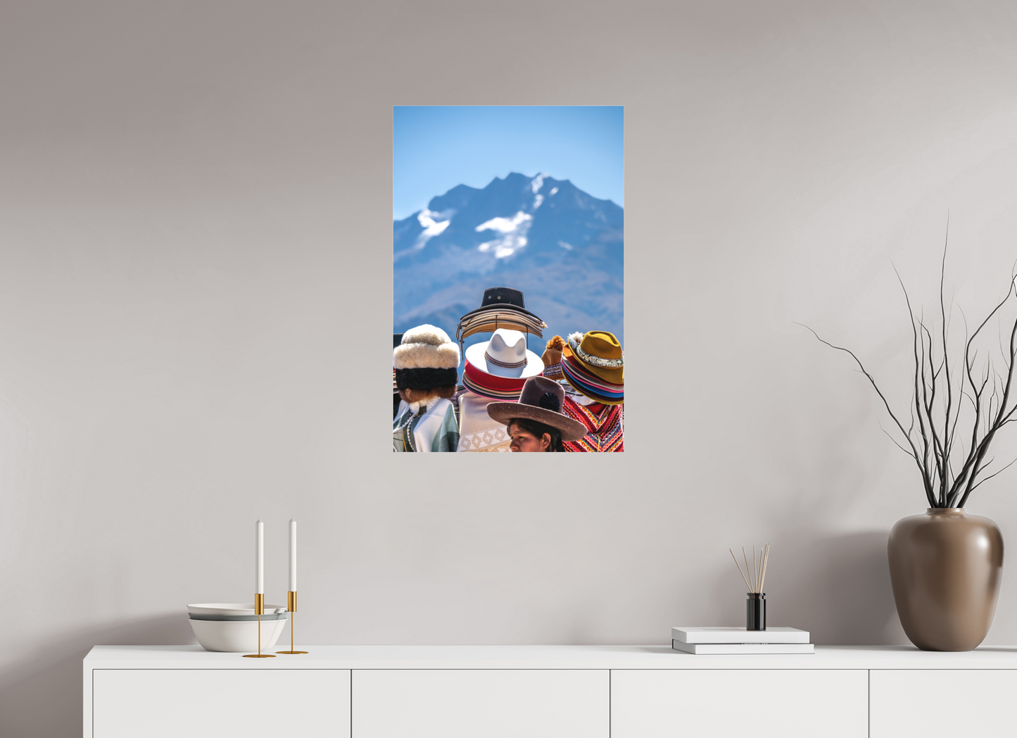 50 x 75 cm, Tirage photo sous Plexi mat caro perou