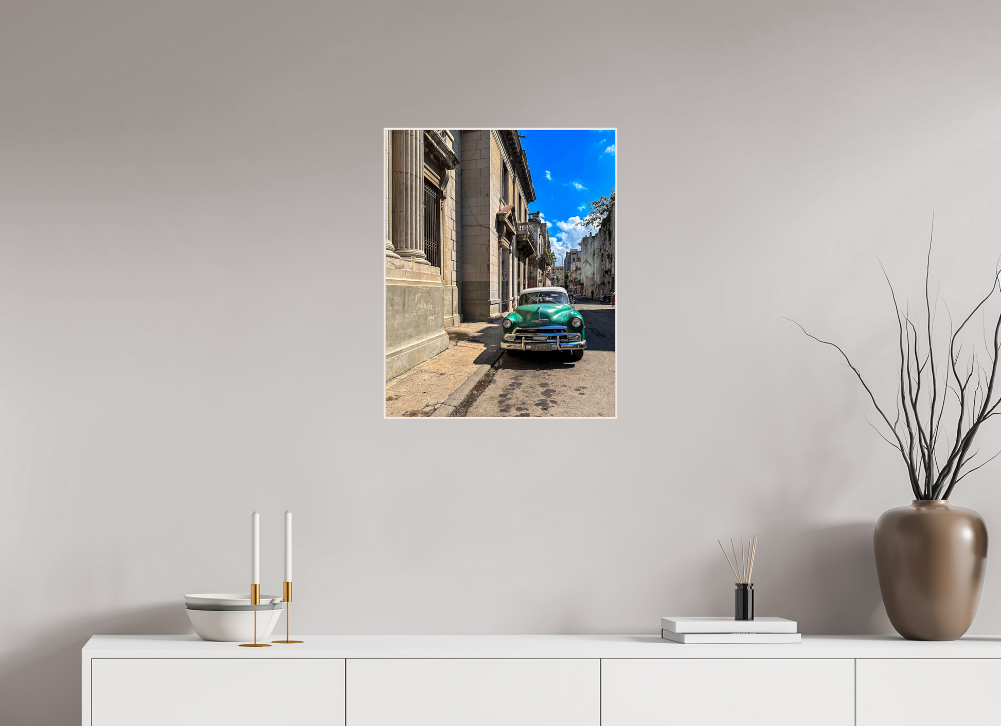 50 x 62,5 cm, Tirage photo métallisée ultraHD sous Plexi cadre Artbox h